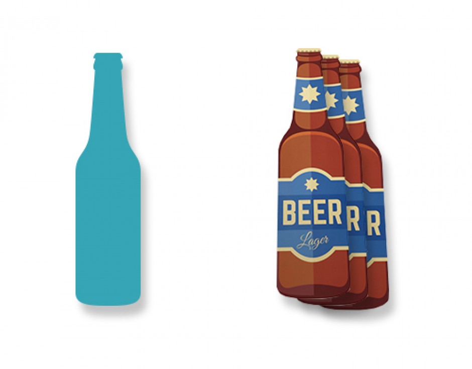 76 x 297 - Beer Bottle